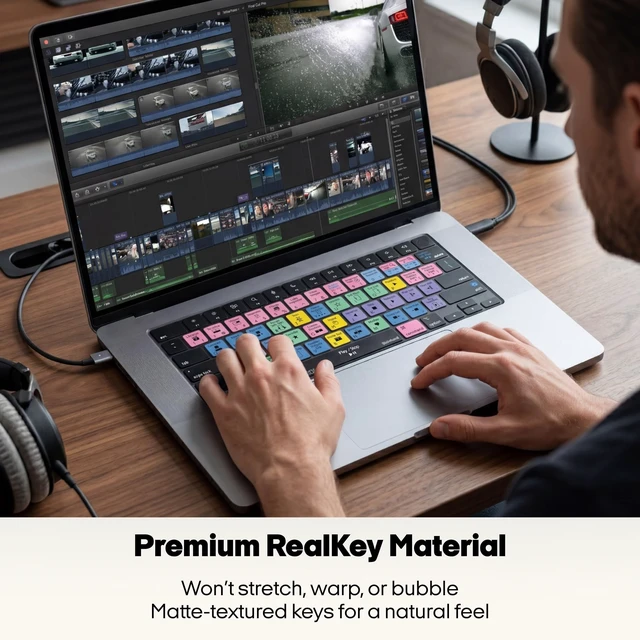 Alt view image 5 of 5 - KB Covers Premium Final Cut Pro Keyboard Cover for MacBook Pro & Air