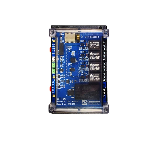 Alt view image 2 of 5 - sb components IoTPi 4 Channel Boards,RP2040 Micro-Controller, ESP8266 Wi-Fi Module, 4/6 relays (4 Channel)