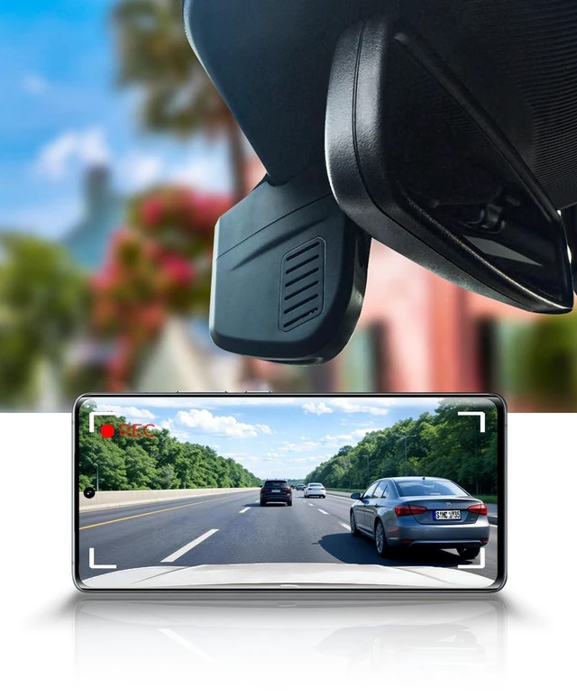 Main image of Fitcamx 4K Dash Cam for 2024-2026 Ford Explorer Gas/Hybrid, Non-EV (HD2-6788), OEM Factory Look, Ultra HD 2160P Video, Built-in WiFi & APP, Loop Recording, Gravity Sensor, Plug & Play, 64GB Card