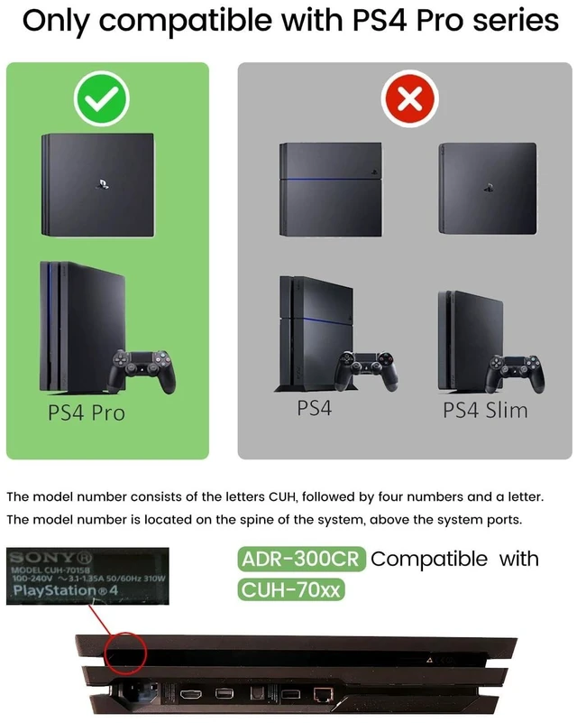 Alt view image 2 of 5 - for PS4 pro Replacement Power Supply with Repair Tools & Installation Guide