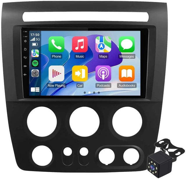 Main image of 9 Inch Linux Touchscreen Car Radio Stereo for Hummer H3 2005-2010 with CarPlay/Android Auto Car Radio, Support Bluetooth,Backup Camera,SWC,FM Radio,Dual USB
