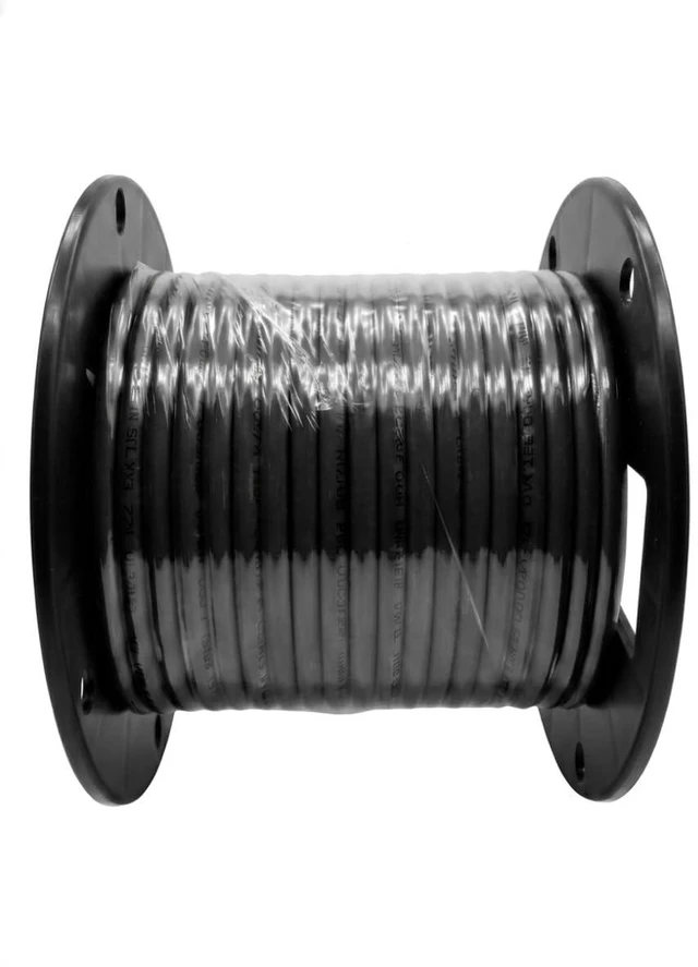 Main image of AiCat Cat5e Ethernet Cable 100ft Riser CMR - Insulated Solid Bare Copper Wire, PoE++(4PPoE) Cat5e Cable FastReel, 24 AWG, ETL & UL Listed - 350MHZ /Gigabit Speed, Unshielded UTP Network Cable -Black