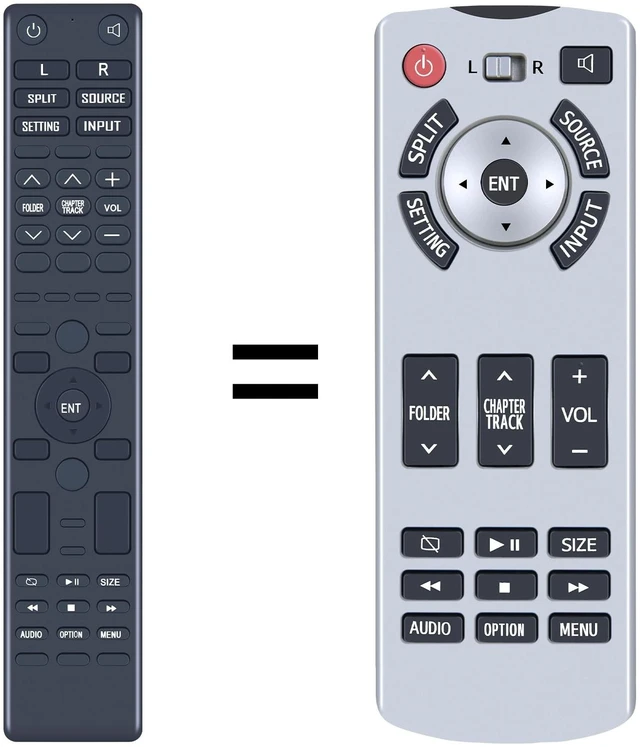 Main image of 86170-50500 Remote Replacement for Toyota Sienna DVD Rear Entertainment
