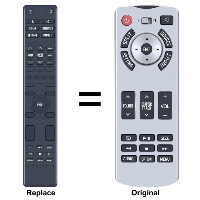 Alt view image 2 of 3 - 86170-50500 Remote Replacement for Toyota Sienna DVD Rear Entertainment