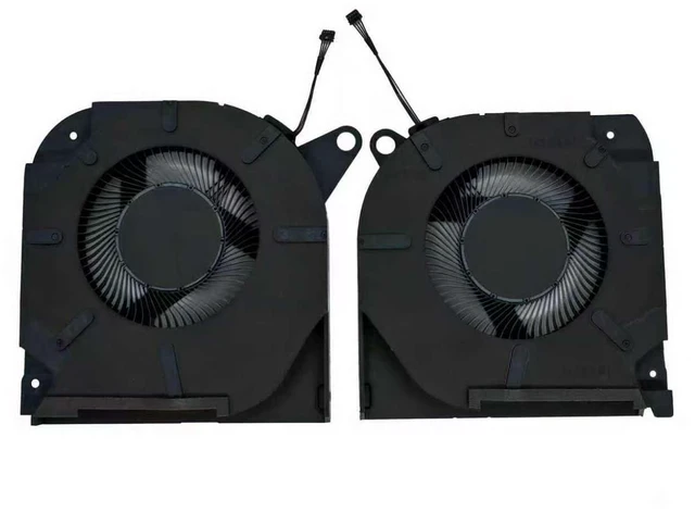 Alt view image 2 of 2 - CPU+GPU Cooling Fan for HP Transcend 16-U 16-U0000 60W N43728-001 Replacement2023 with RTX 4050 Graphics ND8CC19-22H15 ND8CC20-22H16 DC12V 0.50A Fan