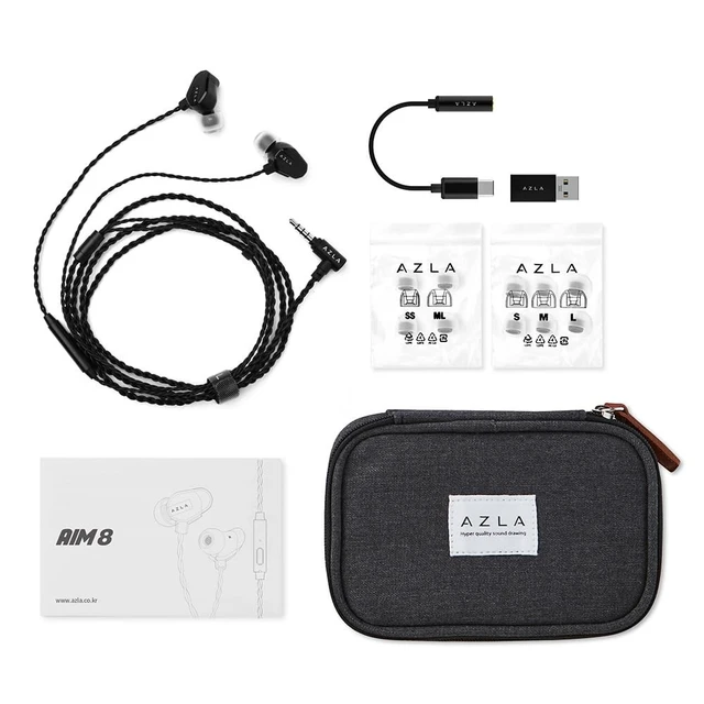 Alt view image 5 of 5 - AZLA AIM8 Gaming Earbuds with Mic, FPS Gaming IEMs for PC, PS5 & USB-C