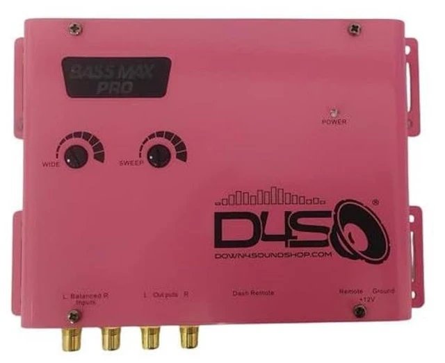 Main image of Down4Sound Bass Max Pro Pink Bass Restoration Processor Car Audio