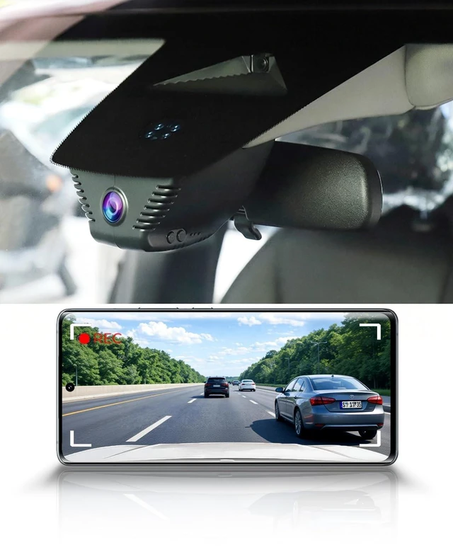 Main image of Fitcamx 4K Dash Cam Suitable for Honda Accord 2023-2026 Hybrid LX Sport EX Touring EX-L (Gen11), OEM Factory Look, 2160P UHD Video, WiFi & APP, Loop Recording, G-Sensor, Plug & Play, 64GB Card