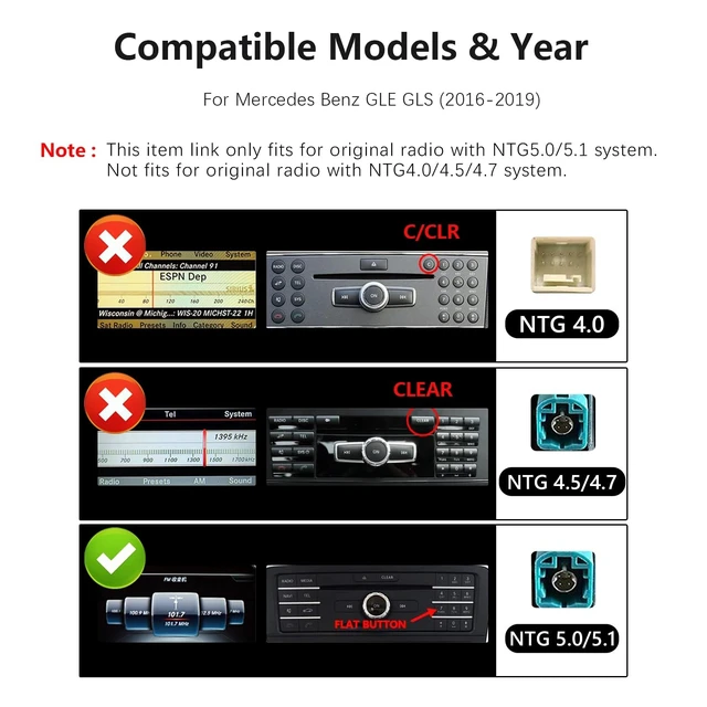 Alt view image 2 of 5 - Ultra Narrow 12.3 Inch Car Stereo for Mercedes-Benz GLE GLS Carplay Android Auto Radio Multimedia Player Touch Screen 2016-2019(Linux GLE GLS System)
