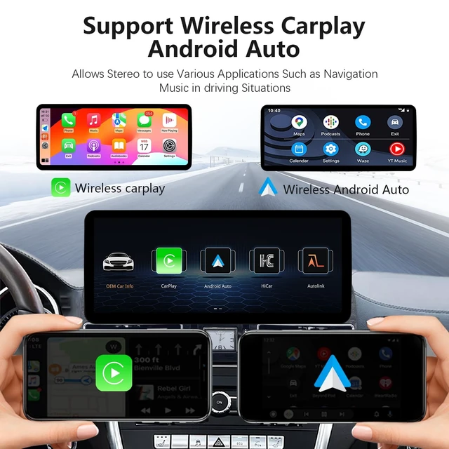 Alt view image 5 of 5 - Ultra Narrow 12.3 Inch Car Stereo for Mercedes-Benz GLE GLS Carplay Android Auto Radio Multimedia Player Touch Screen 2016-2019(Linux GLE GLS System)