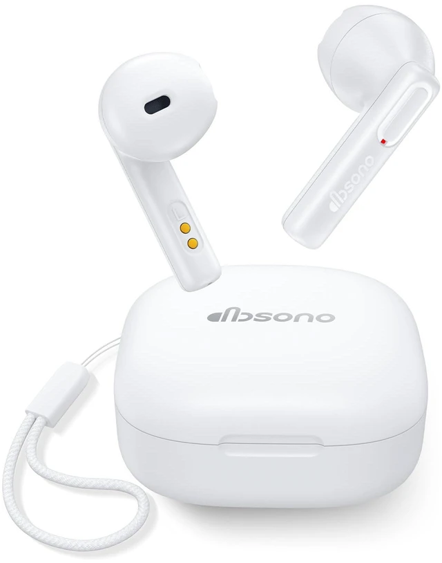 Main image of dbsono True Wireless Earbuds Bluetooth Headphones: Ultra-Lightweight White
