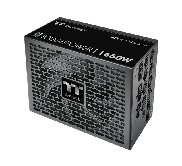 Alt view image 5 of 5 - Thermaltake Toughpower i1650W; ATX 3.1; 4X Native PCIe 5.1 12V-2x6; Dual-Color H++ Connectors; 100% Japanese Capacitors; Multi/Single Rail Switching; Digital; 80 Plus Titanium; PS-TPI-1650FN