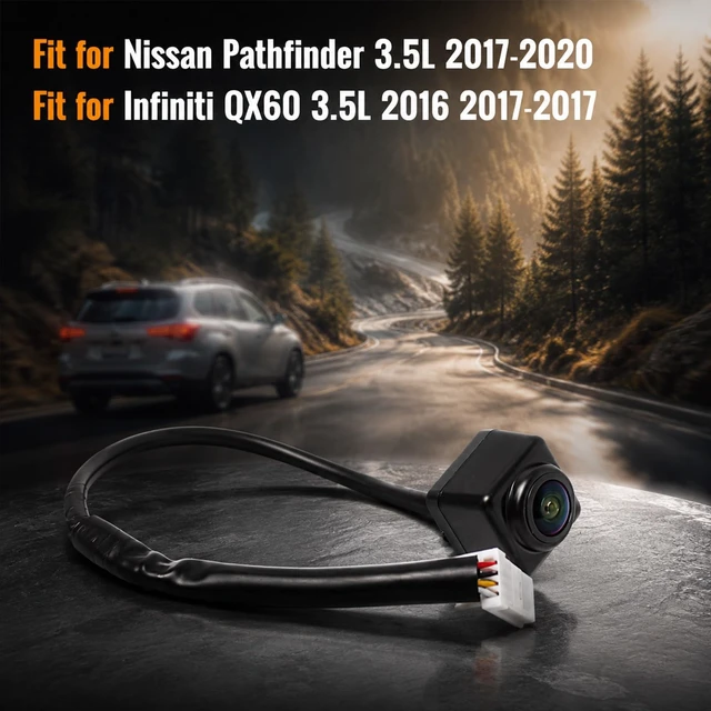 Alt view image 5 of 5 - Qrstvyun Rear View Camera Replace 284423JA3C 284423JA3A 284423JA3B