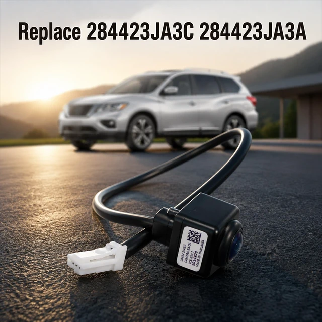 Alt view image 4 of 5 - Qrstvyun Rear View Camera Replace 284423JA3C 284423JA3A 284423JA3B