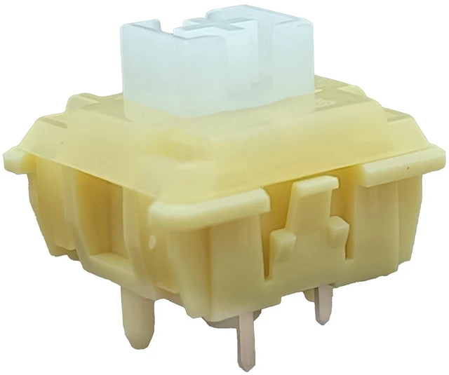 Main image of Tecsee Mechanical Keyboard Silent Shaft Switch Lubricated, Silent Linear Low Profile Yellow Medium Switch for Tablet Notebook Desktop Computer Peripheral Keyboard(70PCS Linear)