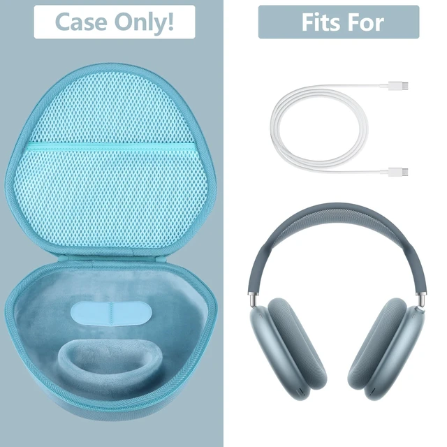 Alt view image 3 of 5 - RIYADAone Hard Case Replacement for Apple Airpods Max Over-Ear Headphones