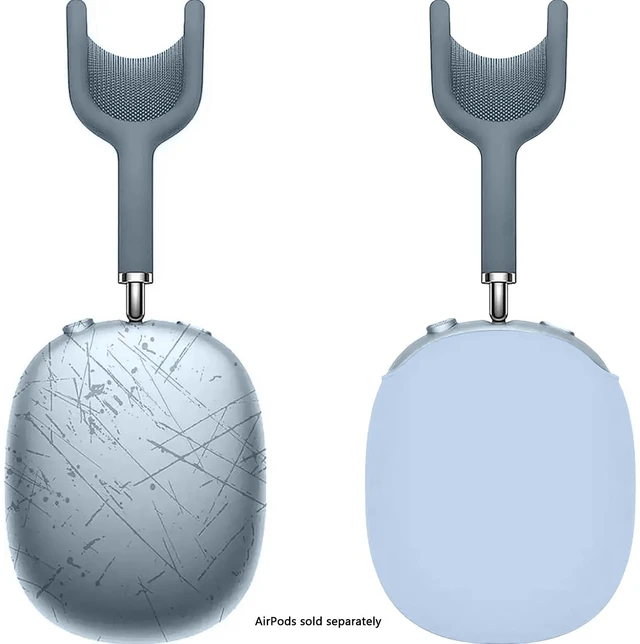 Alt view image 4 of 5 - SaharaCase - Liquid Silicone Cover Case for AirPods Max, Sky Blue, (HP00181)