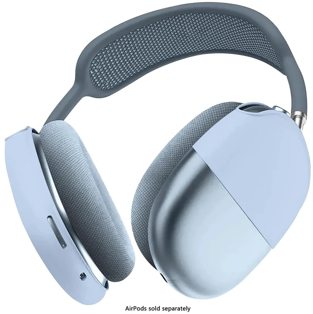 Alt view image 3 of 5 - SaharaCase - Liquid Silicone Cover Case for AirPods Max, Sky Blue, (HP00181)