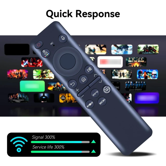 Alt view image 5 of 5 - ZWP BN59-01432J Replacement Solar Voice Remote Control for Samsung Smart TV