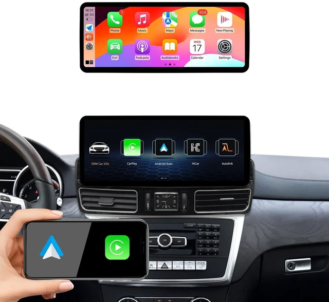 Main image of Ultra Narrow 12.3 Inch Car Stereo for Mercedes-Benz GLE GLS Carplay Android Auto Radio Multimedia Player Upgrade Touch Screen 2016-2019(Linux GLE GLS System)