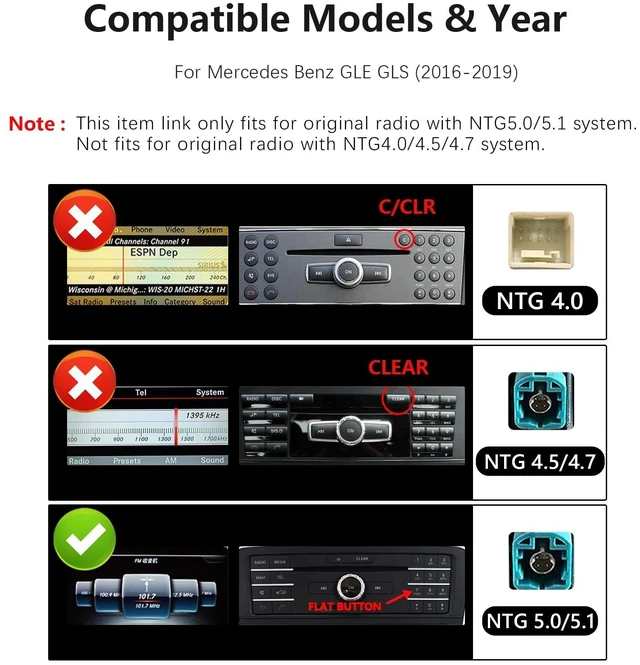 Alt view image 2 of 5 - Ultra Narrow 12.3 Inch Car Stereo for Mercedes-Benz GLE GLS Carplay Android Auto Radio Multimedia Player Upgrade Touch Screen 2016-2019(Linux GLE GLS System)