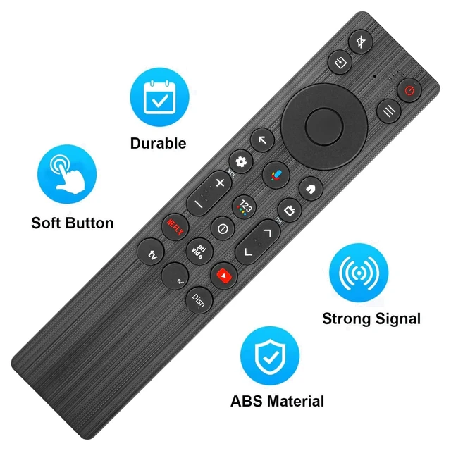 Alt view image 3 of 5 - RC923A FMB1 Voice Remote Control for TCL QD-Mini LED 4K UHD Smart TV 55QM6K 75QM6K 65QM6K 85QM7K 98QM7K, Compatible with TCL 50/55/65/75/85 QM5K, QM6K, QM7K, Q77K Series TV Controller