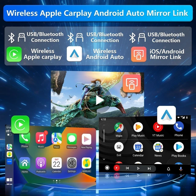 Alt view image 3 of 5 - Plug&Play Car Stereo for Chevrolet Silverado 1500/2500/3500 Suburban Tahoe 2003-2006 /Sierra Impala Yukon Avalanche 2003-2006,7" IPS Touchscreen with CarplayAndroid Auto 30-EQ/Subwoofer Output