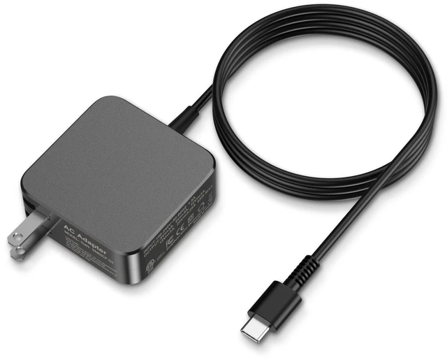 Main image of INEXEWOC 65W 45W USB C Laptop Charger Compatible with Asus Zenbook 14 13 S Flip, Chromebook Flip C434 C433 C302 C214, ExpertBook B9 B5 B2, Vivobook S 14 16, Type C Fast Charging Power Adapter Cord