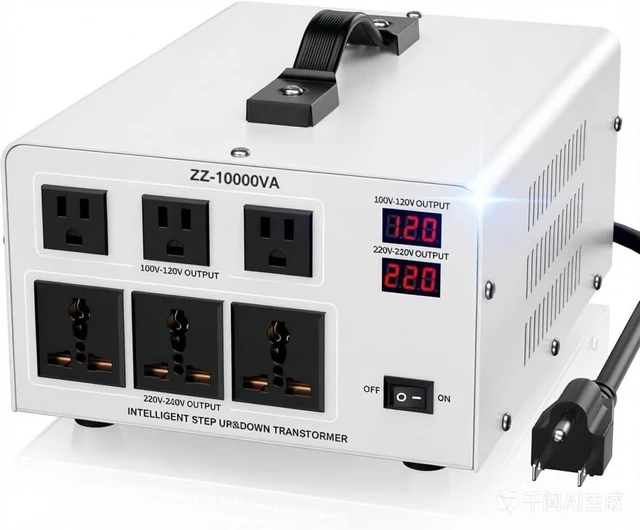 Main image of 10000W Voltage Converter Transformer Step Up Down 110V 120V to 220V 240V