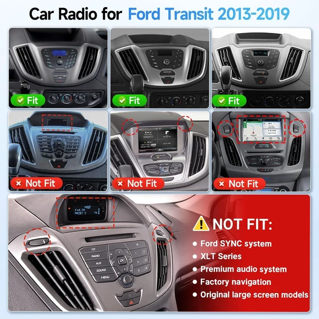 Alt view image 2 of 5 - Linux Car Radio for Ford Transit 2013 2014 2015 2016 2017 2018 2019