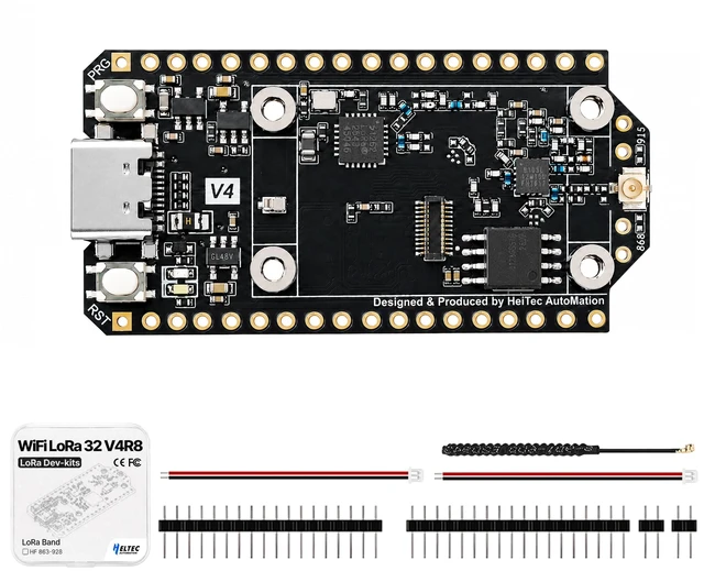 Main image of Heltec V4-R8 Meshtastic LoRa Dev Board, ESP32-S3R8 8MB PSRAM 16MB Flash