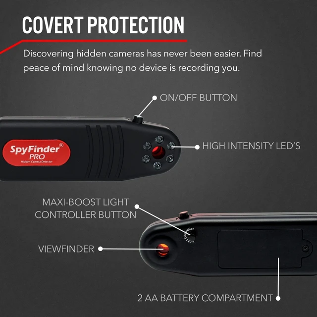 Alt view image 4 of 5 - SpyFinder ProMax Hidden Camera Detector & Bug Detector Bundle