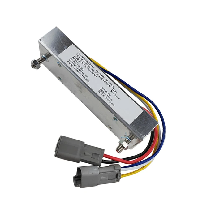 Alt view image 3 of 5 - dertgmlm 103700302 DC Converter Fits for Club Car Golf Cart DS Precedent Tempo 103700301