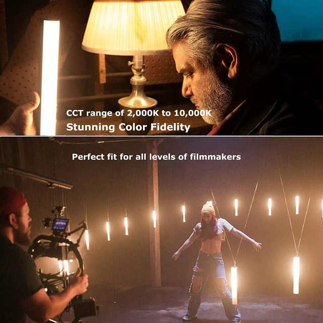 Alt view image 3 of 5 - US Stock Aputure MT Pro-1 mini LED Tube Light Kit Include Mini Tripod with 1/4-20 in Ball Head,45 Fabric Light Control Grid, Carrying Case