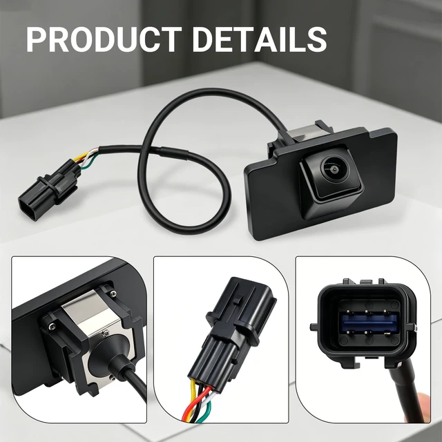 Alt view image 2 of 5 - Rear View Camera 95760-E8000 Compatible with Kia Cadenza 2014 2015 2016
