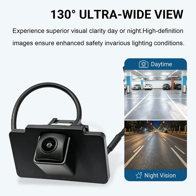 Alt view image 4 of 5 - Rear View Camera 95760-E8000 Compatible with Kia Cadenza 2014 2015 2016