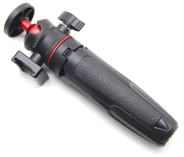 Main image of Camera Tripod Flexible for Mini Desktop Table Tripod Extendable Handle Selfie Stick Hot Shoe Mount Remote Shutter Kits for Sony,Canon,Nikon,Fujifilm,Panasonic,Black-A028