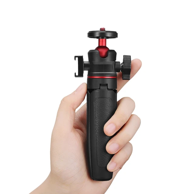 Alt view image 4 of 5 - Camera Tripod Flexible for Mini Desktop Table Tripod Extendable Handle Selfie Stick Hot Shoe Mount Remote Shutter Kits for Sony,Canon,Nikon,Fujifilm,Panasonic,Black-A028
