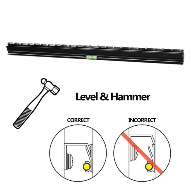 Alt view image 4 of 4 - Studless TV Wall Mount for VESA 32-75 Inch Flat Screen, No Stud Drywall TV Hanger - No Drill & No Damage Easy Install TV Hanging Bracket for LED LCD Monitors - Up to 150 lbs Hardware Included 2 Pack