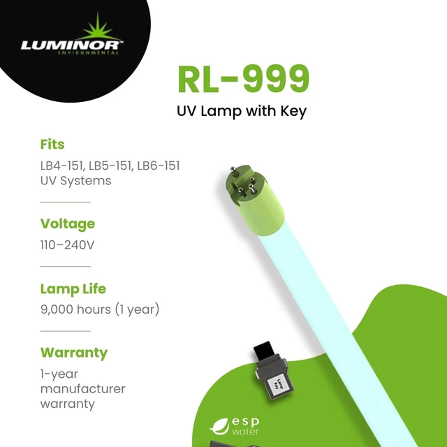 Alt view image 2 of 5 - LUMINOR RL-999 UV Lamp for Blackcomb LB4-151, LB5-151, LB6-151