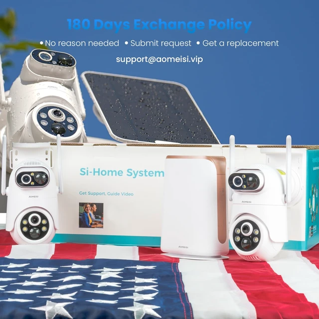 Alt view image 3 of 5 - Eseecloud Dual Lens Solar Security Camera, Wireless Outdoor, 5GHz Wi-Fi