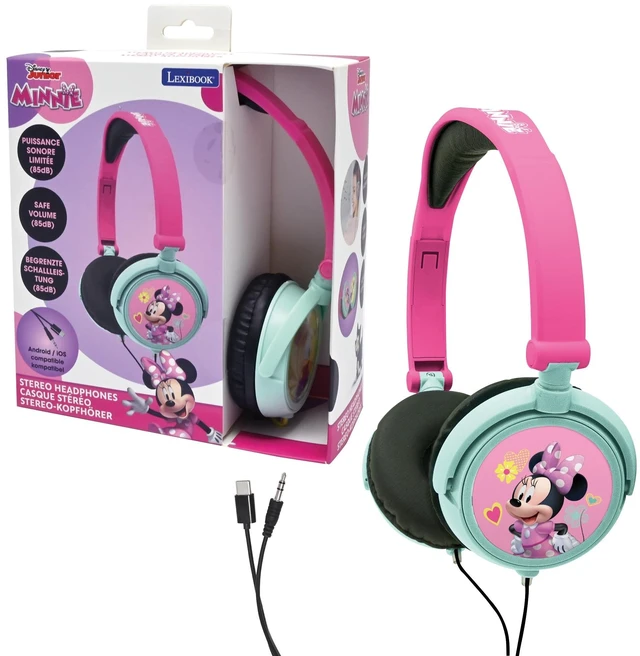 Main image of Lexibook Minnie Mouse Bowtique Childrens Headphones