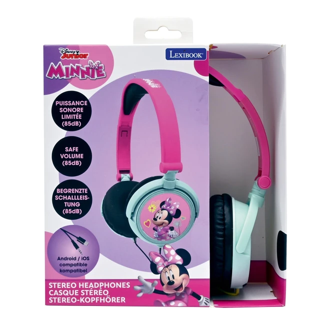 Alt view image 5 of 5 - Lexibook Minnie Mouse Bowtique Childrens Headphones