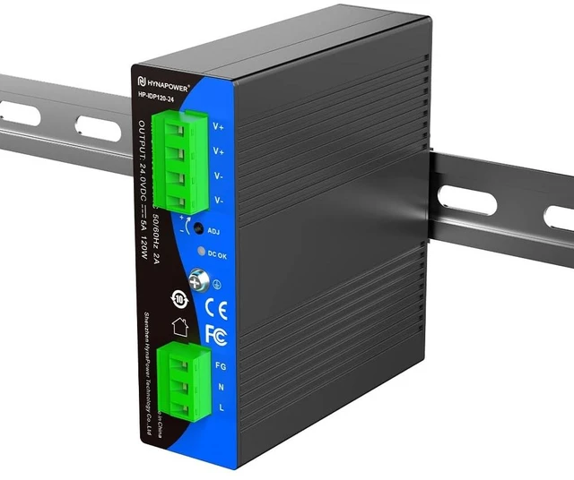 Main image of 24VDC 120W Industrial DIN-Rail Power Supply Switch Switching Converter DC