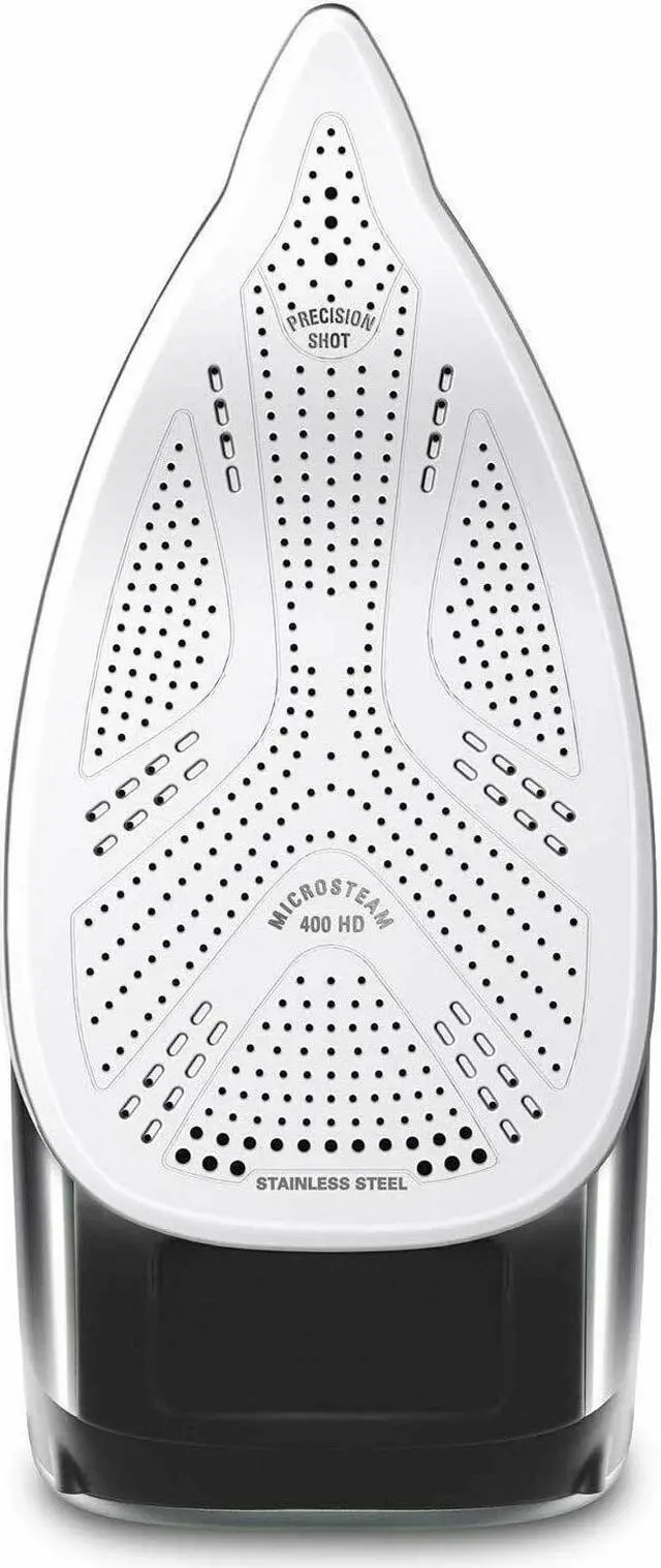 Alt view image 4 of 4 - Rowenta DW5192 Pro Steam Iron Stainless Steel Soleplate with Auto-Off, 1750Watt, 400-Hole (Deep Blue)