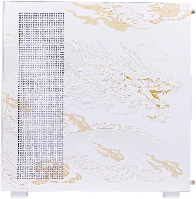 Alt view image 2 of 7 - SEGOTEP Endura Pro- Special Loong Edition- Full View Dual Tempered Glass - Detachable Panels - ATX Gaming Mid Tower Computer Case - 6 PWM Fans Included-Dragon Art Design - White