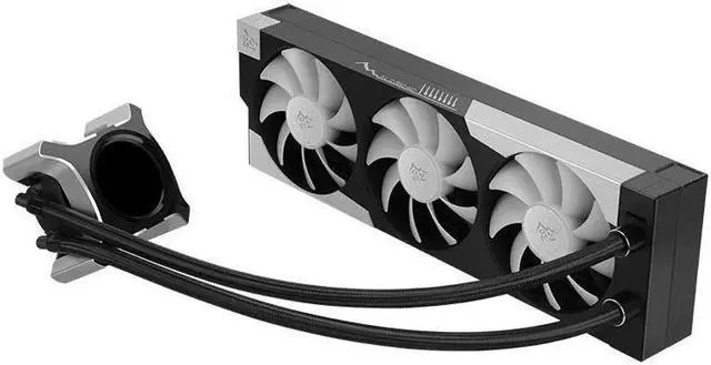 Alt view image 4 of 7 - SEGOTEP KL-360 II Desktop AIO Liquid CPU Cooler - TDP 320W - 360mm Radiator -  3x120 ARGB Fans with 70mm Built-in PWM pump head fan - LCD Screen  - Support LGA 1700/1200 & AM5/AM4 - Black Color