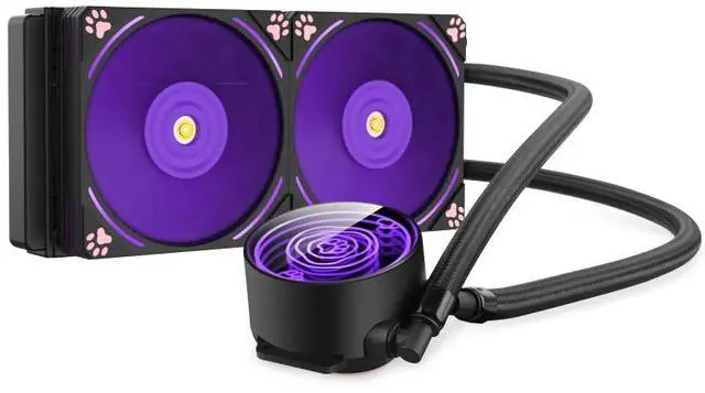 Alt view image 4 of 7 - Segotep Memphis-S Ninja Combo M-ATX Gaming PC Case with Lightning Panel, AIO BeIced II 240 ARGB Liquid Cooler, 3 of Gaming Cooling Fan HQ12 PRO Ninja Edition, All in One Package Combo Ninja Memphis