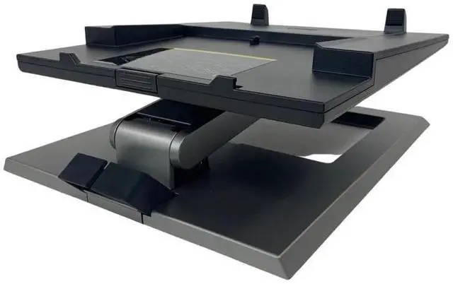 Alt view image 2 of 6 - Dell E-View Laptop Stand XY5PP for Latitude E-Series Adjustable Non-Slip Riser