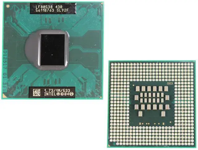 Alt view image 2 of 5 - Intel Celeron M 430 Yonah 1.73 GHz 1MB L2 Cache 35W Single-Core LF80538NE0301M Mobile Processor